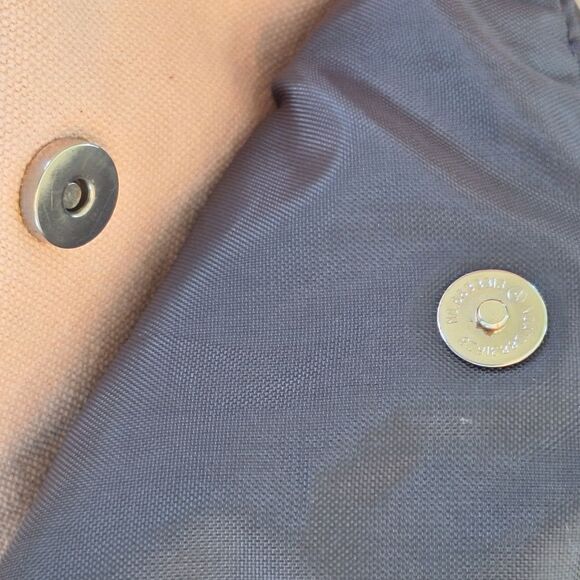 KAVU Wayfare Mini Crossbody Cherry Blossom Pale Peach Faux Suede Flap Boho - Picture 11 of 16